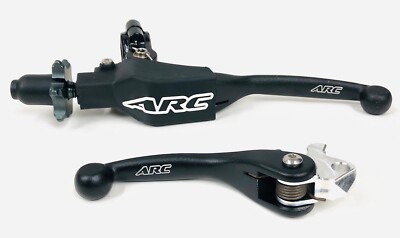 ARC Front Brake DC-8 Clutch Perch Levers Standard Black YZ 125 250