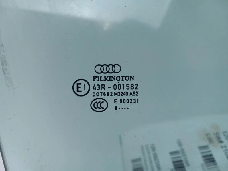 2007-2012 AUDI Q7 FRONT PASSENGER DOOR GLASS - Image 4 of 4