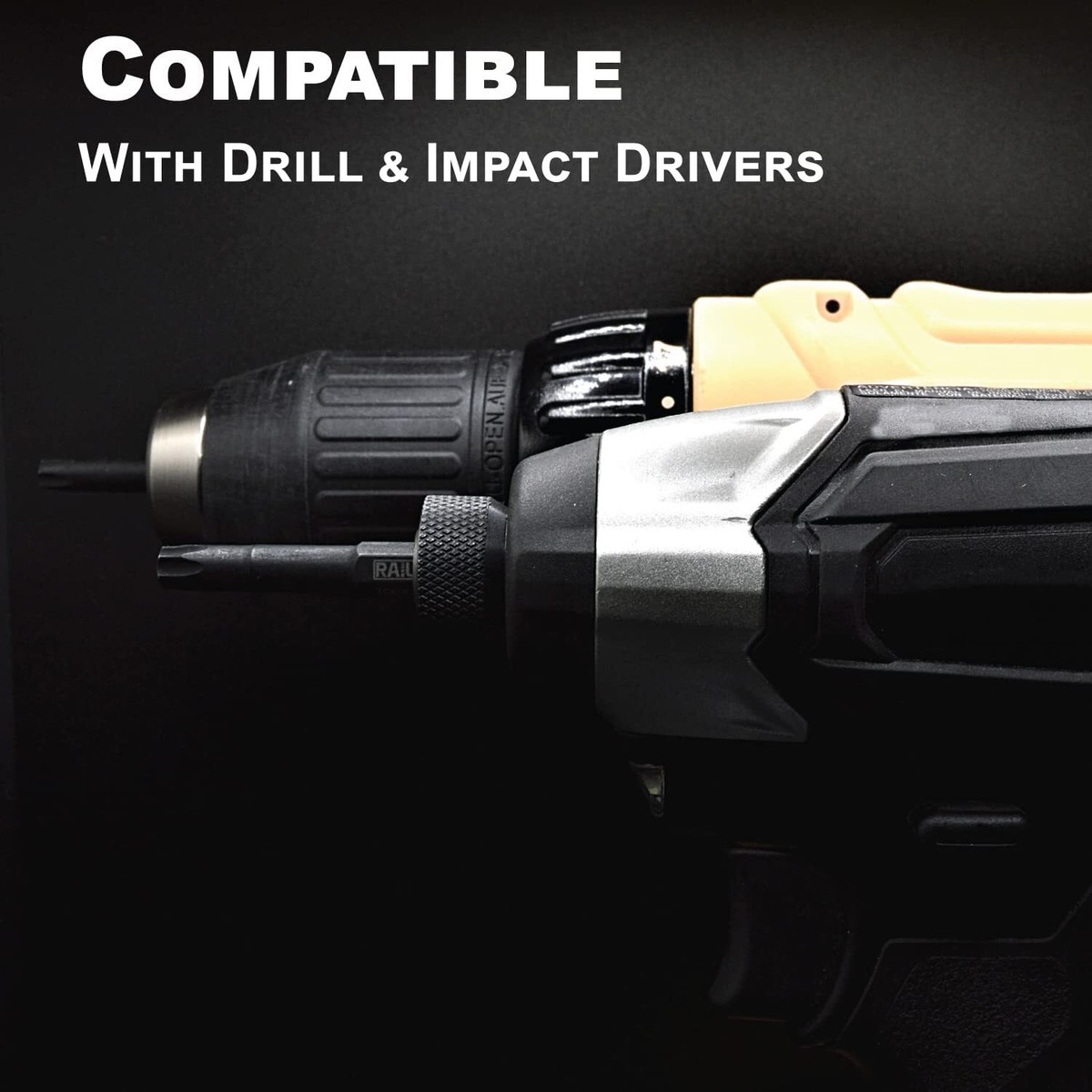 Tamper Proof TORX Bit Set, 10 PCS Point TORX Security Screwdriver Bit Set