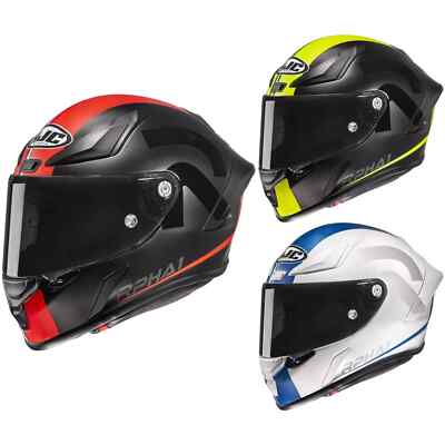 HJC RPHA 1 SENIN ROT GELB BLAU TRACK RACE FIM MOTORRADHELM