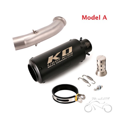 Slip on Muffler Exhaust System Modified for DUKE 390 RC390 2017-20 Vitpilen 401 - Picture 5 of 12
