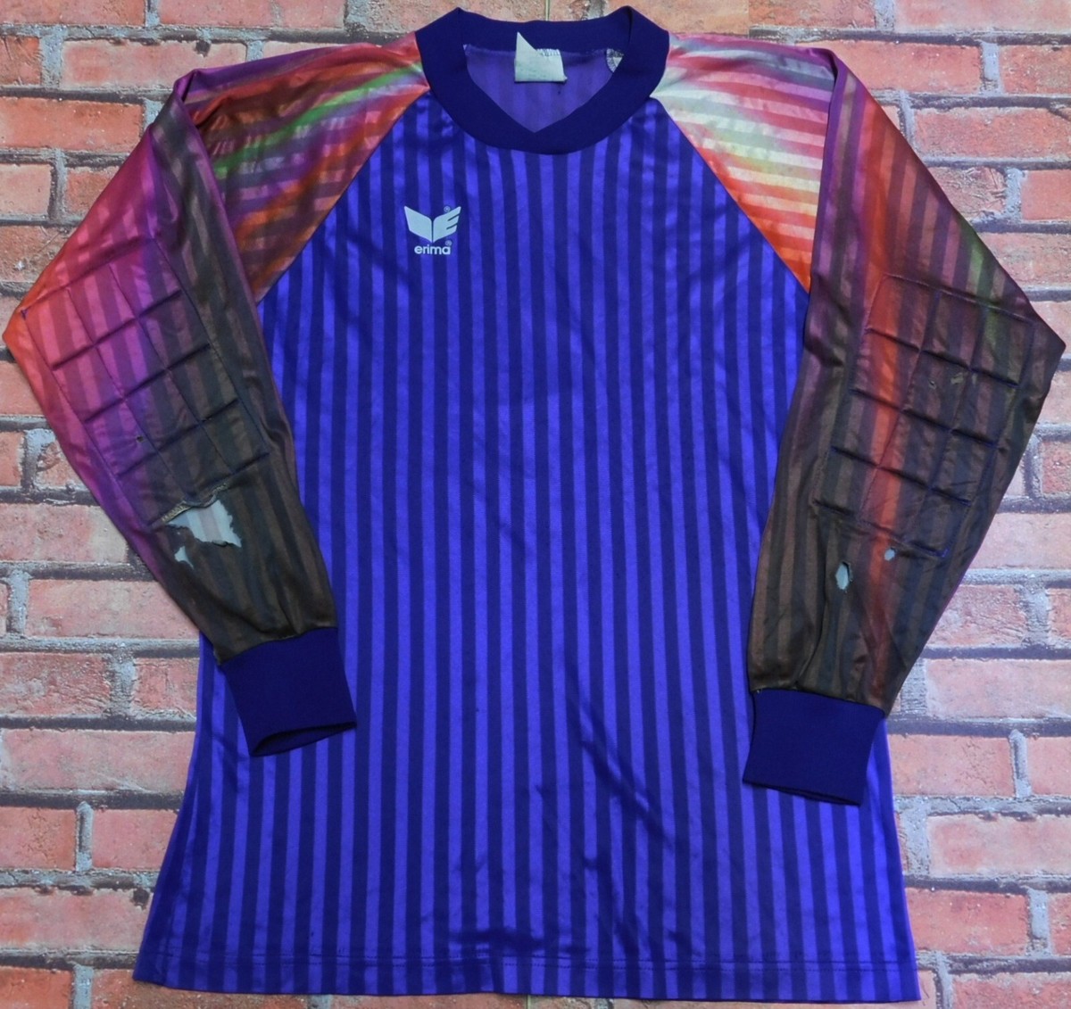 Erima Vintage Goalkeeper Football Shirt Made In Germany (439) Size