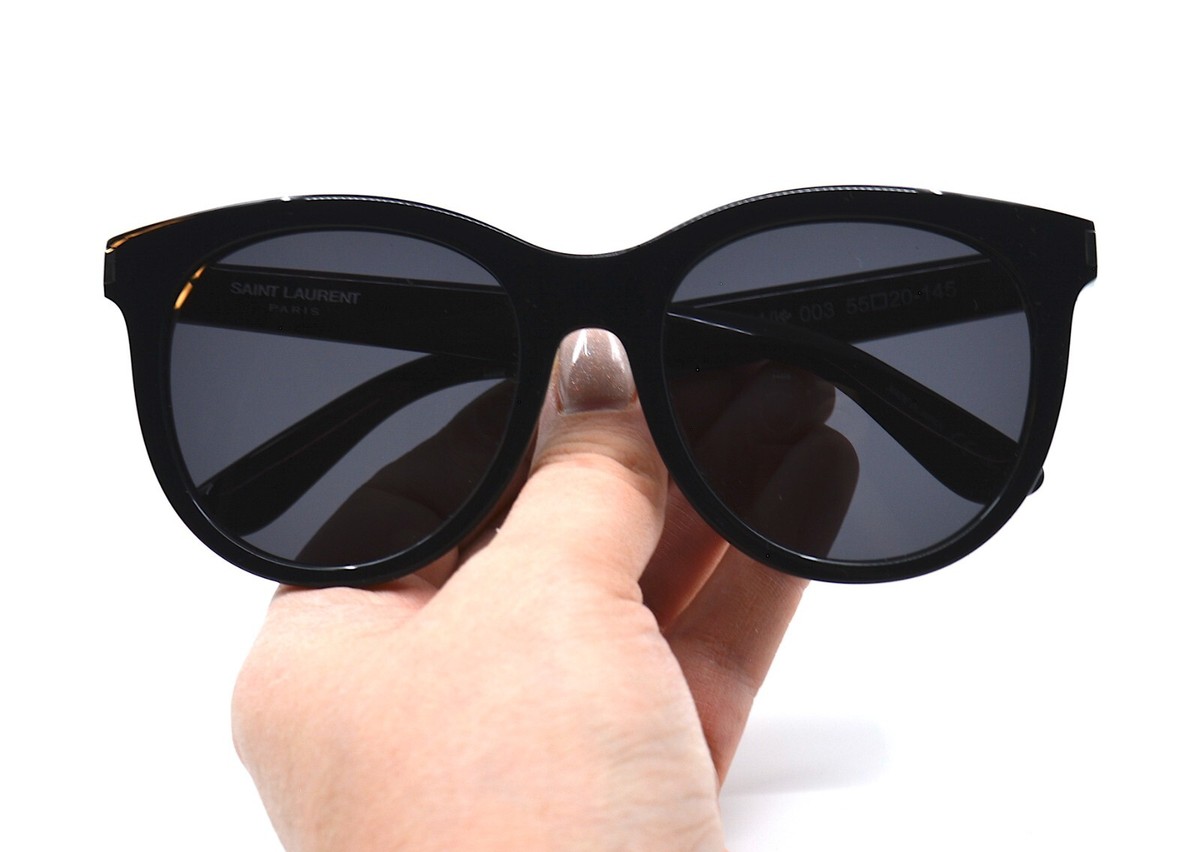 NEW SAINT LAURENT SL101/K 003 BLACK GREY AUTHENTIC  display picture 3