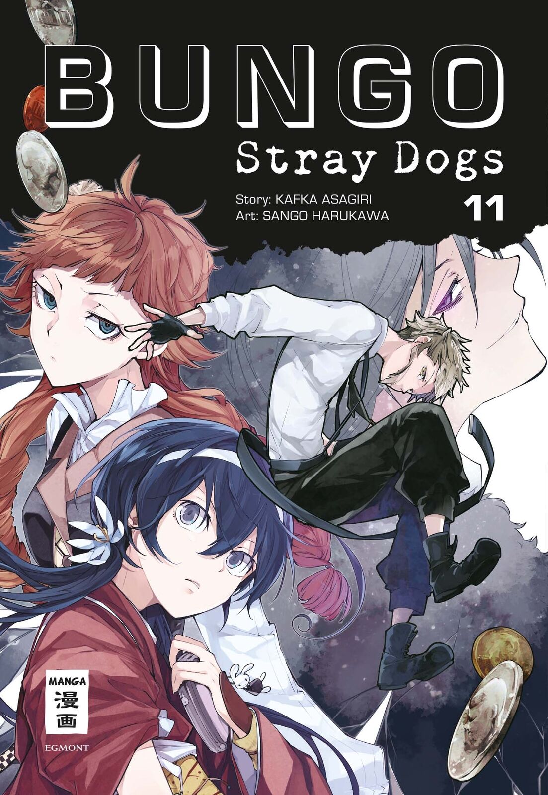 Thumbnail - Kafka Asagiri; Sango Harukawa; Cordelia Suzuki / Bungo Stray Dogs 11