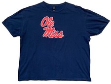 Ole Miss Oxford, MS Est. 1848 University Mississippi T-Shirt Size 3XL Blue XXX