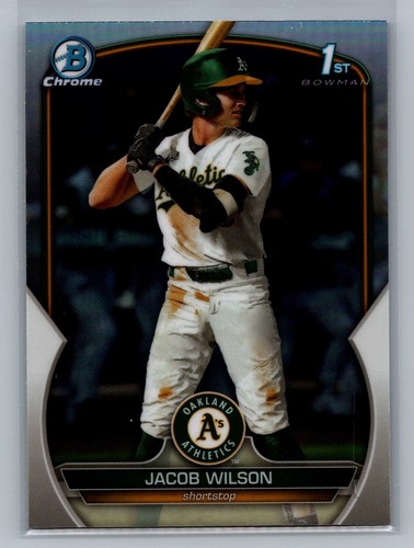 Jacob Wilson 2023 Bowman Draft #BDC-121 Chrome (1st) Price Guide