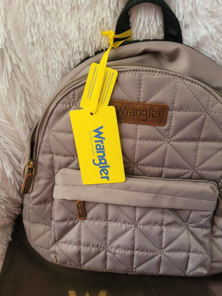 Montana West × Wrangler Backpack Purse for Women Quilted  display picture 2