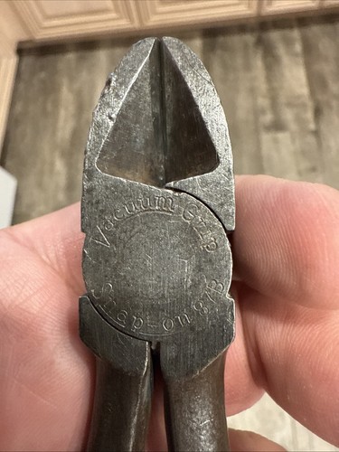 Vintage Snap-On Tools Vacuum Grip No. 87 B Diagonal Side Wire Cutters Pliers USA - Picture 2 of 8