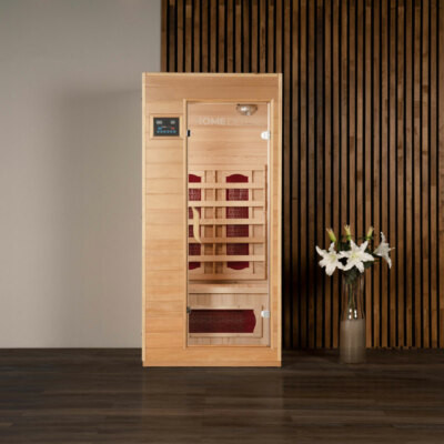 HOME DELUXE Infrarotkabine Infrarot Wärmekabine Infrarotsauna Sauna Massivholz