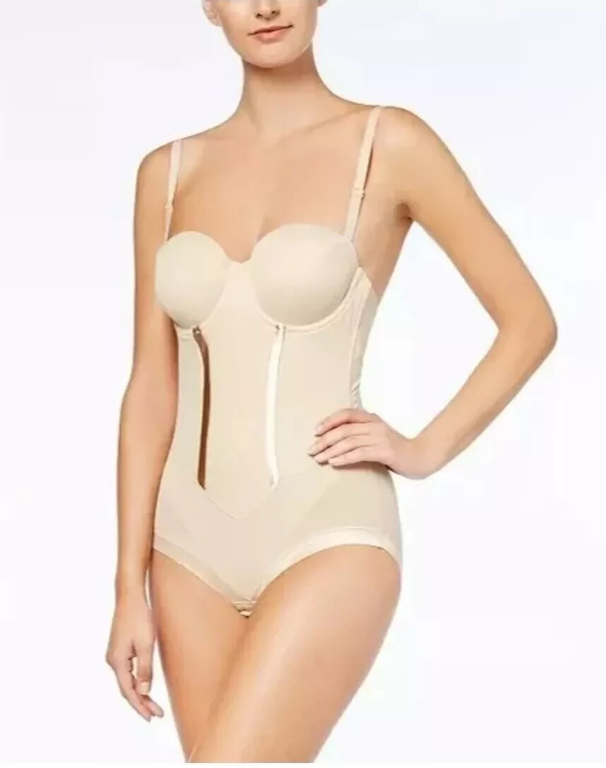 Maidenform LATTE LIFT Flexees Easy-Up Strapless Body Briefer, US 40DD, UK 40DD