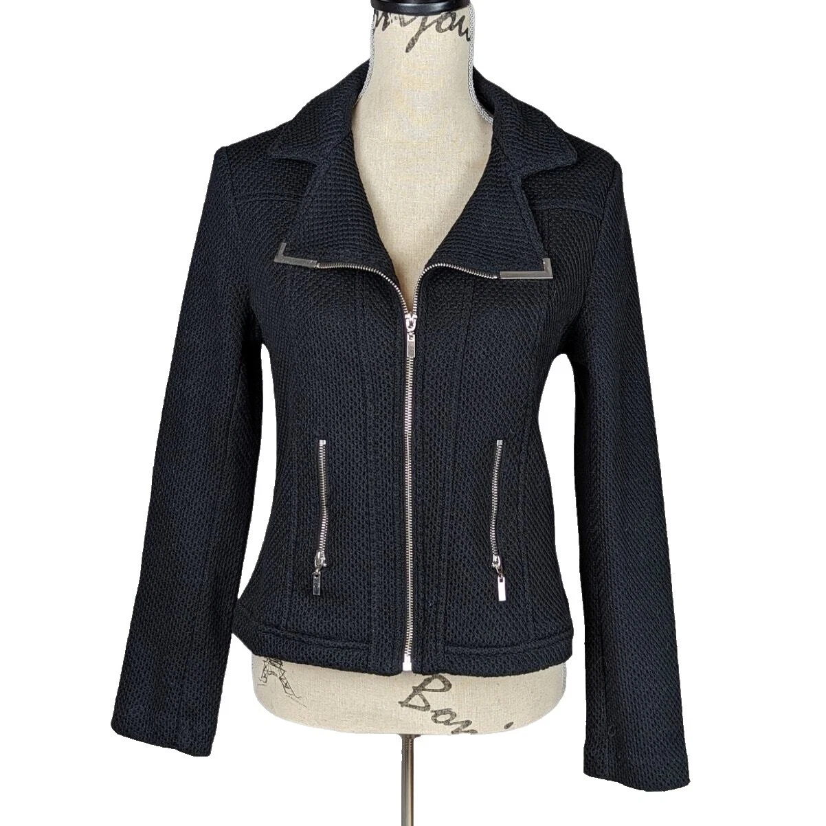 Chaqueta de moto Alfani Casual abrigos, chaquetas y chalecos para Mujeres