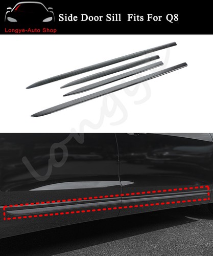 Fits for Tesla Model 3 Side Door Sills Moulding Trims Protector Cover