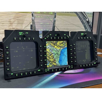 Wefly FA-18CAMPCD Display+2xFA-18C Digital Display Interface Compatible with DCS