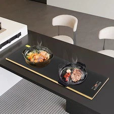 110V 350W Electric Server Warming Tray Food Warming Tray with Smart Display