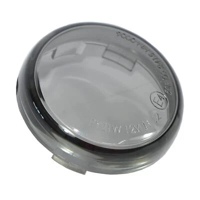 MOTORCYCLE STOREHOUSE Dunkle getönte Blinkergläser smoke f. Harley Sportster Softail Dyna FLH einzeln