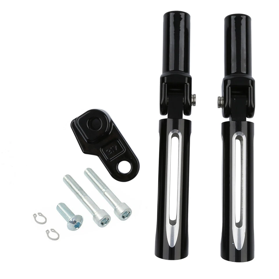 Montaje de estribo de pasajero apto para Harley Softail FLSS/FLS 12-17 Cross Bones 08-11 Foto 2 de 4