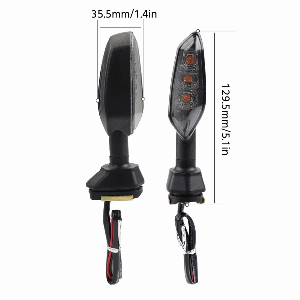 Luz de señal de giro LED KAWASAKI KLE Versys 650 1000/SE X300 ZRX1200 ER6N KLR650 Foto 2 de 4