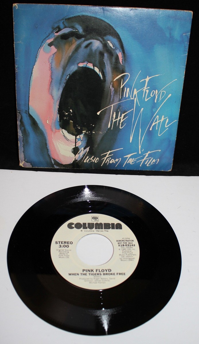 Pink Floyd レコード PINK FLOYD - WHEN THE TIGERS BROKE FREE - 1982 -45 RPM-7”- PROMO