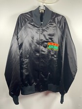 Awesome VINTAGE 80s 90s Satin Bomber Jacket - Made in USA, Paper Tag, Men's XL 
