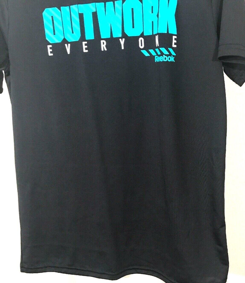 REEBOK Youth Boy Athletic Graphic Tee Shirt size XL (1820) Black eBay