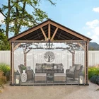 8 x 20ft Clear Heavy Duty PVC Plastic Tarp Tarpaulin Outdoor Waterproof