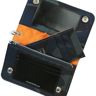 ASK availability First)PORTER / BILL WOODLAND CAMO WALLET from