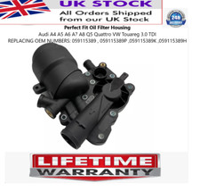 Oil Filter Housing For Audi A4 A5 A6 A7 A8 Q5 Quattro VW Touareg 3.0TDI UK Stock