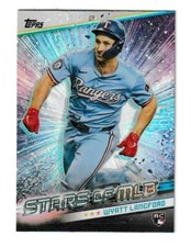 2024 Topps Stars of MLB #SMLB-85 Wyatt Langford Texas Rangers RC