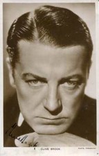 Clive Brook Autograph