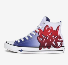Converse Chuck Taylor All Star Hi New York Graffiti White Red Blue A04167C Men's