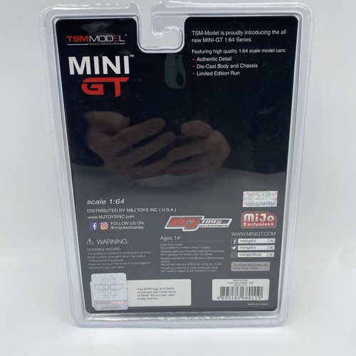 1/64 MINI GT MIJO EXCLUSIVES BMW M4 LHD AUSTIN YELLOW METALLIC 1 OF 1200 - Afbeelding 2 van 5