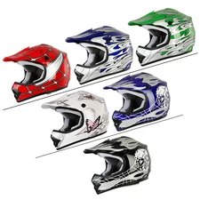 Motorcycle DOT Youth Kids Child Helmet Motocross Dirt Bike MX Off-Road ATV UTV