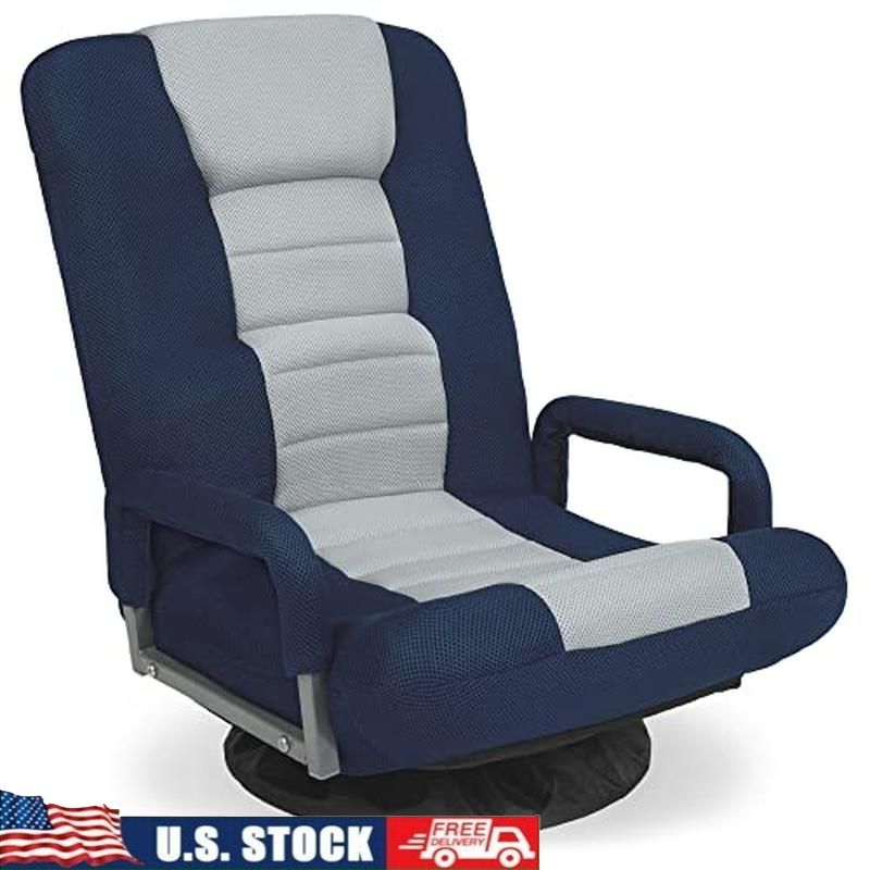360-Degree Swivel Gaming Chair with Armrests & Rocker Base  -image