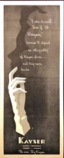 Kayser White Gloves Buy War Bonds World War II Vintage Print Ad 1943