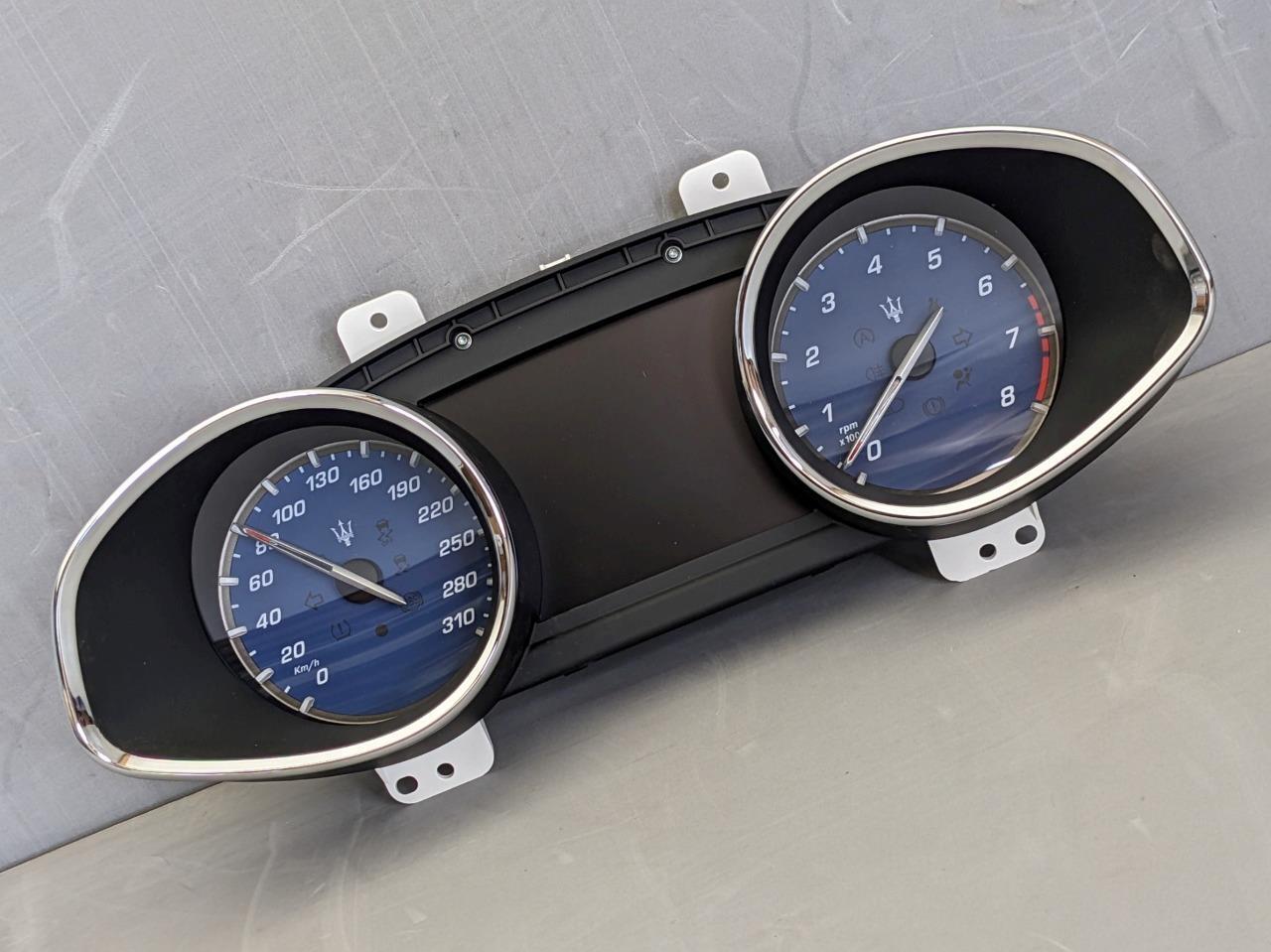 KPH OEM 2012-2022 Maserati Quattroporte 310 km/h Instrument Cluster 670009736