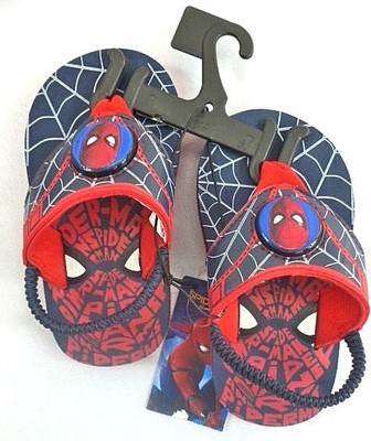 spiderman light up flip flops