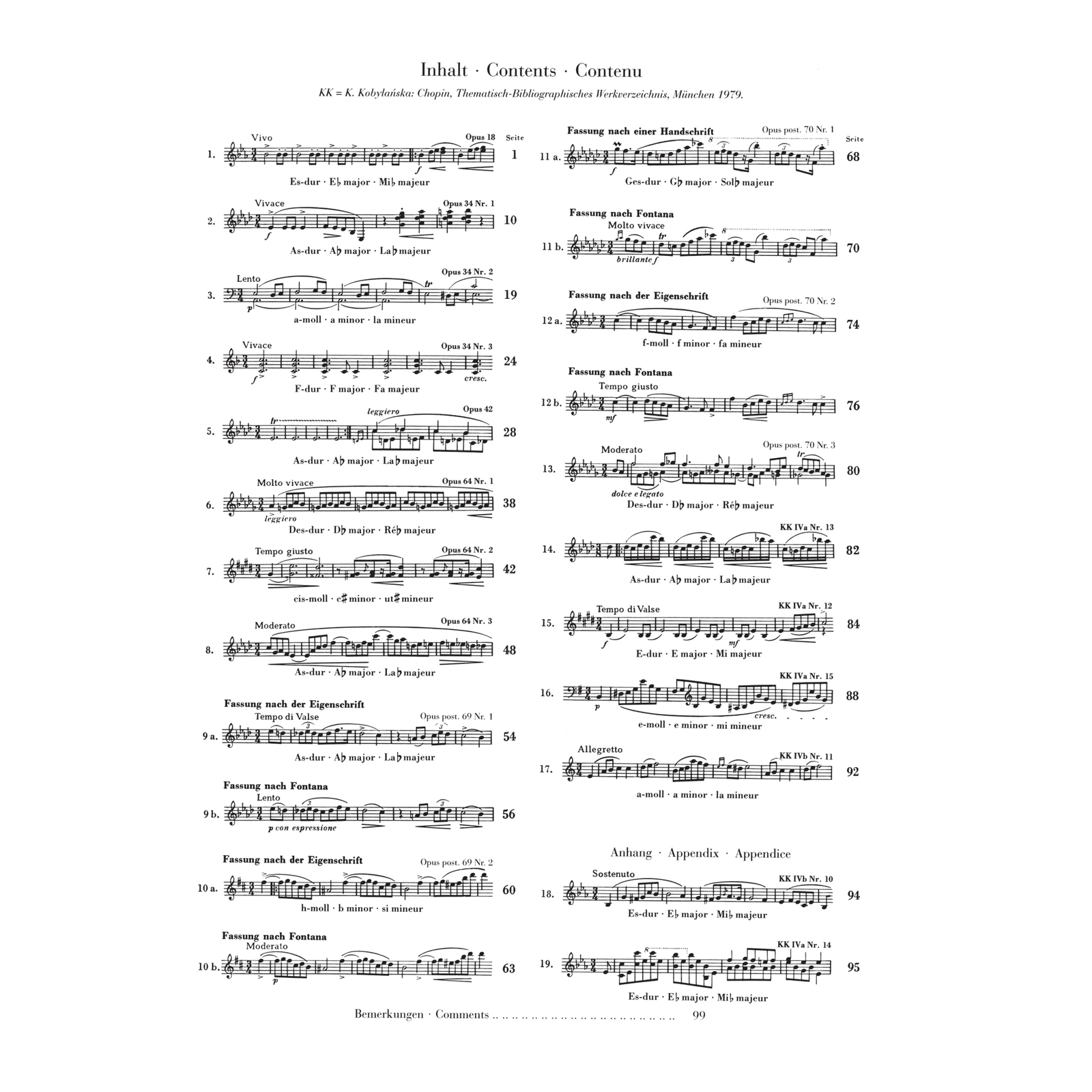 Thumbnail - Henle Verlag Frederic Chopin: Walzer - Noten Für Tasteninstrumente