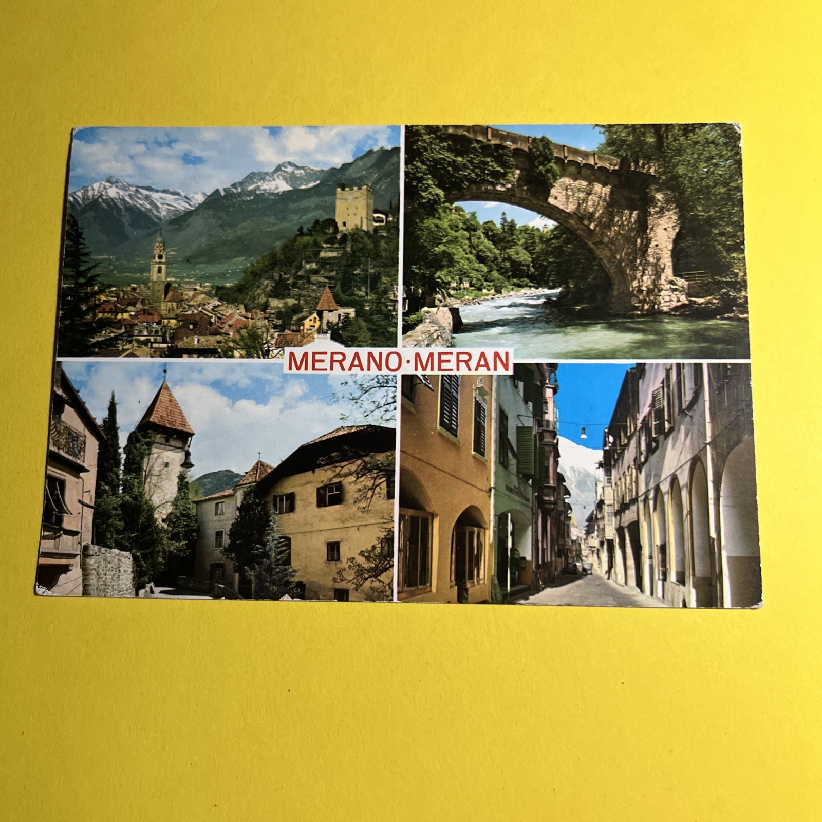 MERANO ALTO ADIGE - CARTOLINA VIAGGIATA - COLLEZIONE