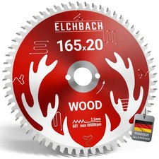 Rahmenkreiss&auml;geblatt 165 x 20 Hart- und Weichholz