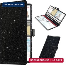 RSAquar Car Registration and Insurance Holder, Vehicle Glove Box Organizer Cool