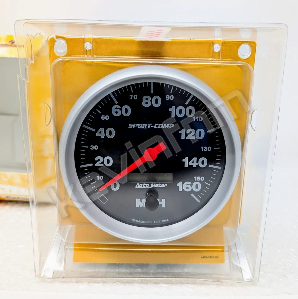 *NEW SEALED* GENUINE Auto Meter® 3989 Sport-Comp Elec. Programmable Speedometer - Image 3 of 4