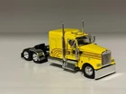 NEW DCP 1/64 YELLOW KENWORTH W900L 72" W/ 265 FRAME LEGACY "SHASTA"  NO BOX