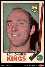 1969 O-Pee-Chee #104 Ross Lonsberry Kings-Hockey 5 - EX
