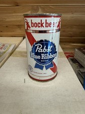 Vintage Pabst Blue Ribbon BOCK BEER 12oz Beer Can Flat Top Newark, NJ