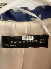 Zara Floral Pattern Blazer Medium