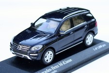 Mercedes M-Klasse W166 Bj. 2011-2015, Tansanitblau-Metallic, MINICHAMPS M.1: 43