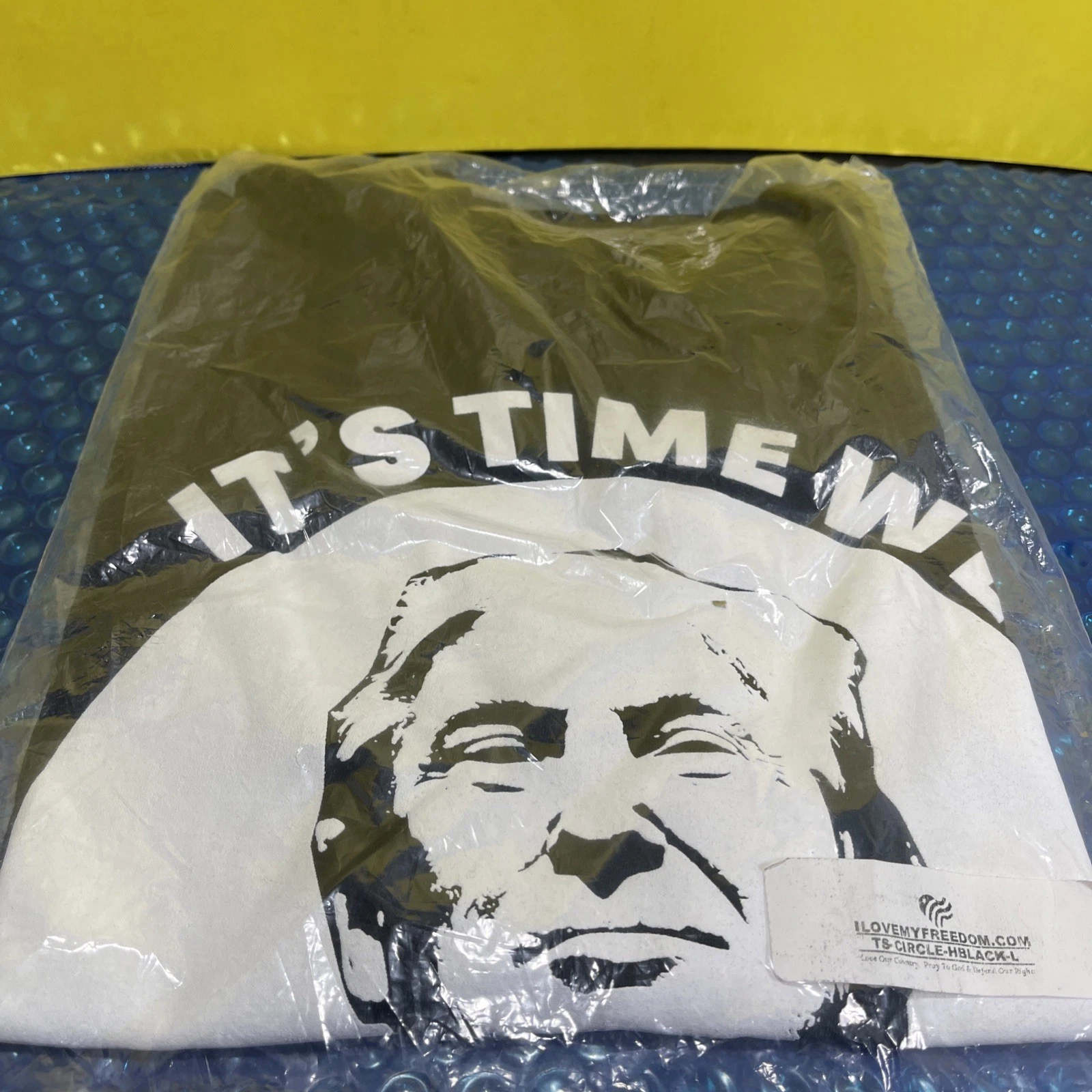 Donald Trump It's Time We Circle Back Flag 2024 Election T-Shirt Size Large New