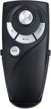 UC7083T Ceiling Fan Remote Control Replacement of Hampton Bay with Dim Black