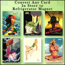 REFRIGERATOR MAGNETS / Convert ANY Card In Store / Simple Instructions Below!