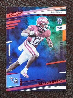 2022 Prestige Treylon Burks RC Xtra Points Red Rookie #/449 Titans